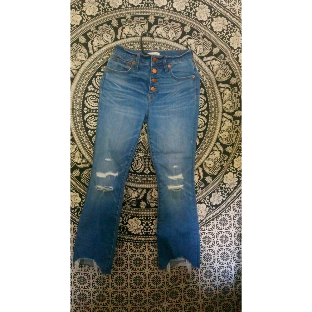 Madewell cali demi boots jeans